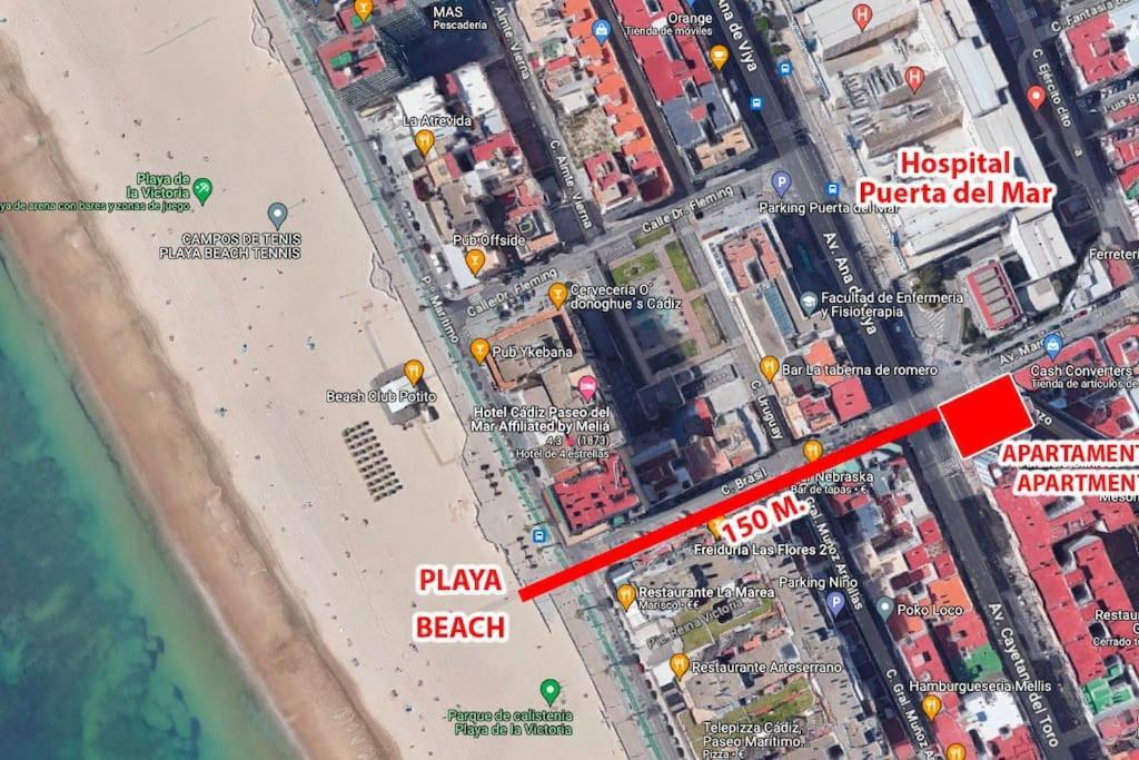 Apartamento Puerta Del Mar Cádiz Eksteriør billede